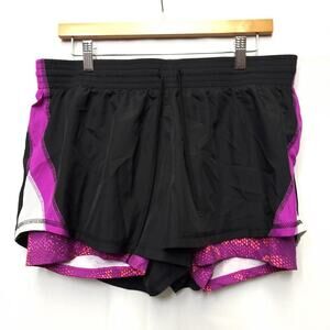 C9 Champion Shorts Womens Size Xl Duo Dry Black Pink Workout Inner Shorts Lining